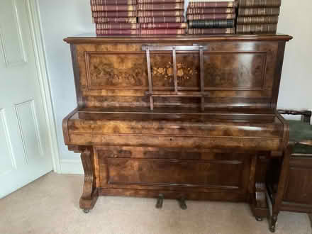 Photo of free Antique walnut piano (Long Marton CA16) #1