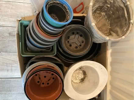 Photo of free Box of plant pots (University Area RG1) #1