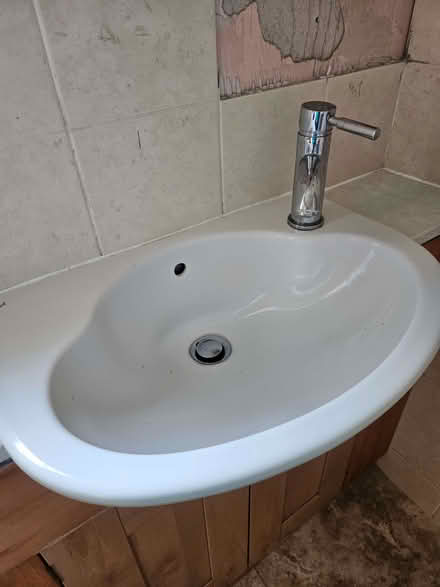 Photo of free Toilet and washbasin with cupboard (Upper Rotcher HD7) #2