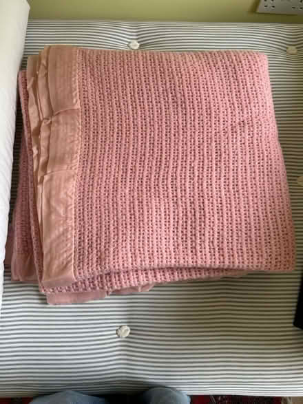 Photo of free 2 traditional cellular blankets (South Holmwood RH5) #1