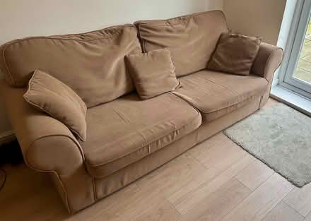 Photo of free 2 Seater Sofa with foldable bed (Little Paxton, St Neots) #1