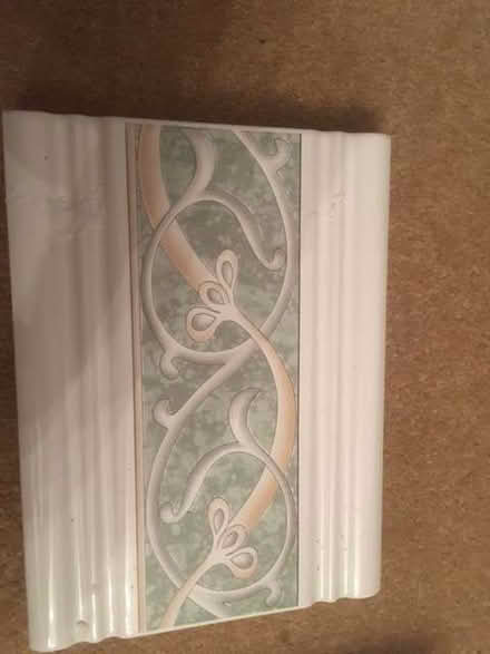 Photo of free two green border tiles (Queens Park CM12) #1