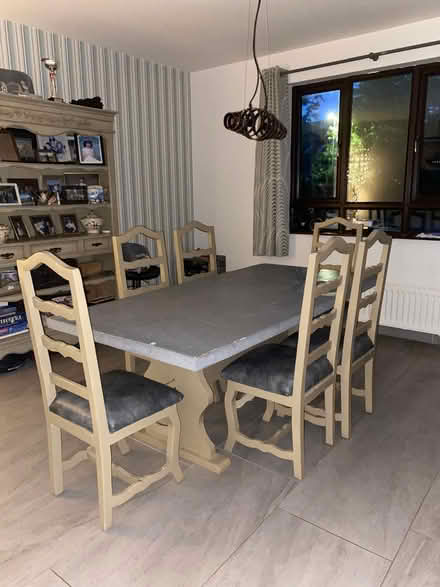 Photo of free Piano and dining table and chairs (Woodfield Glen, Jordanstown) #1