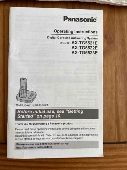 Photo of free Panasonic home landline phone (Christchurch BH23) #3