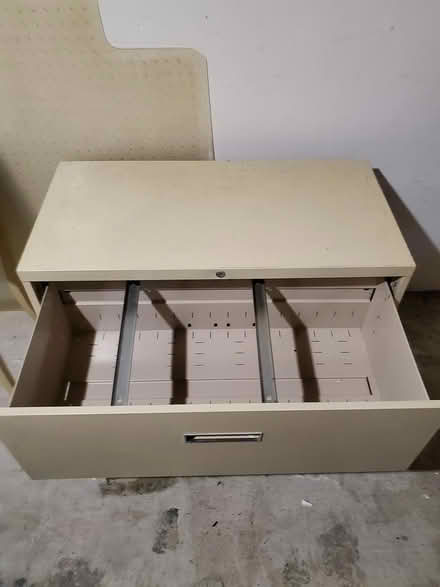 Photo of free 2 drawer lateral filing cabinet (Central SR, Near Whole Foods) #1