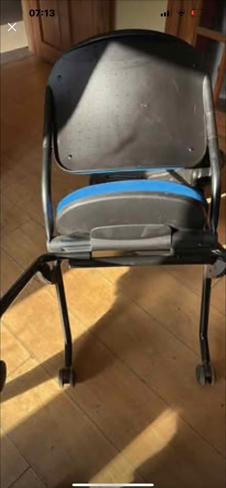 Photo of free Sturdy framed wheeled chair (DE7 6FE) #2