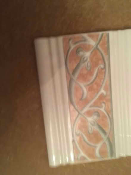 Photo of free two terracotta border tiles (Queens Park CM12) #1