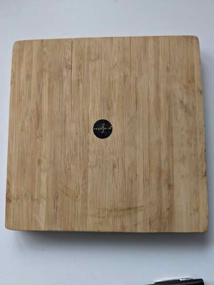 Photo of free Shallow wooden bowl (Southbourne, Dorset) #2