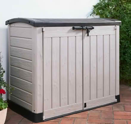 Photo of Large garden storage box cupboard (Gallowstree Elm DY7) #1