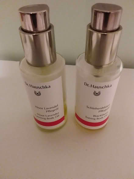 Photo of free Small amount of Dr Hauschka body oils, bottles open (Westbury Fields BS9) #1
