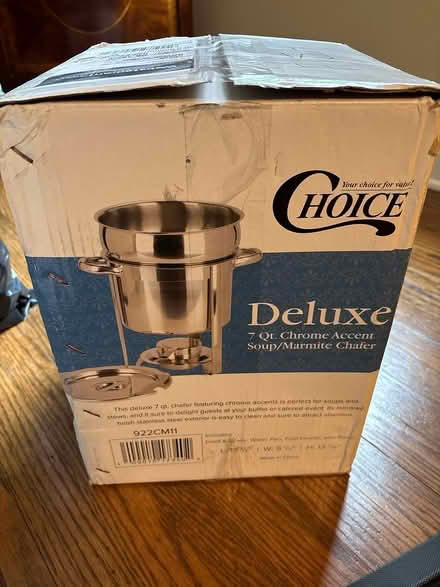 Photo of free New Deluxe 7QT soup Chafer (Malvern) #1