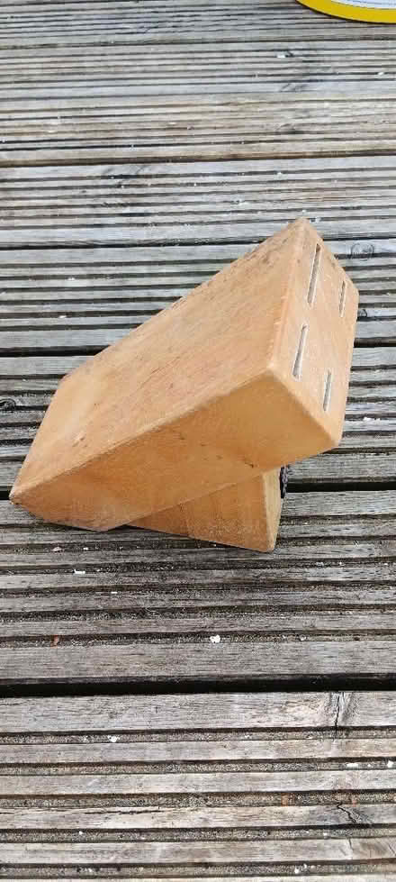 Photo of free Solid wood knife block (Rakegate Estate WV10) #3