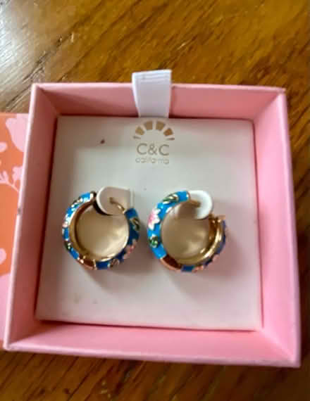 Photo of free BRAND NEW tropical hoop earrrings (New Rochelle) #2
