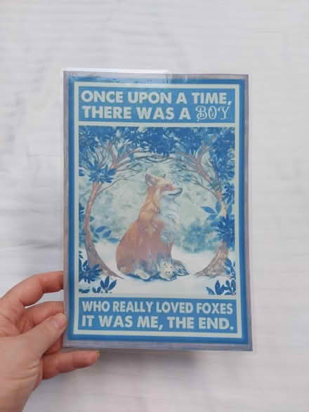 Photo of free Vintage style A4 poster boy <3 fox (Radcliffe M26) #1
