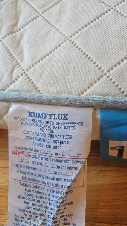 Photo of free 25"x49"x3" used mattress (Mountain View, Cuesta Park) #1