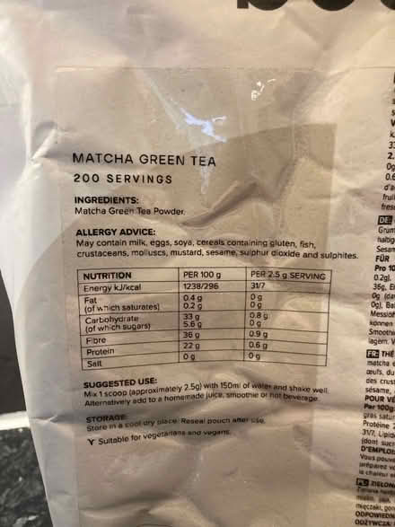 Photo of free Opened bag of Matcha Green Tea powder FOR NATURAL DYE (High Heaton NE7) #3