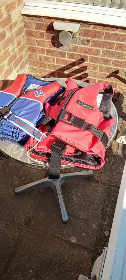 Photo of free Buoyancy aids (Sprowston NR7) #1