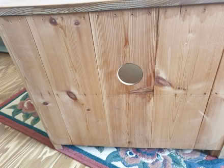 Photo of free Pine Corner TV Stand with Drawer (Clint Green NR20) #1