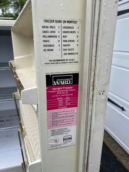 Photo of free freezer upright (New Hudson) #4