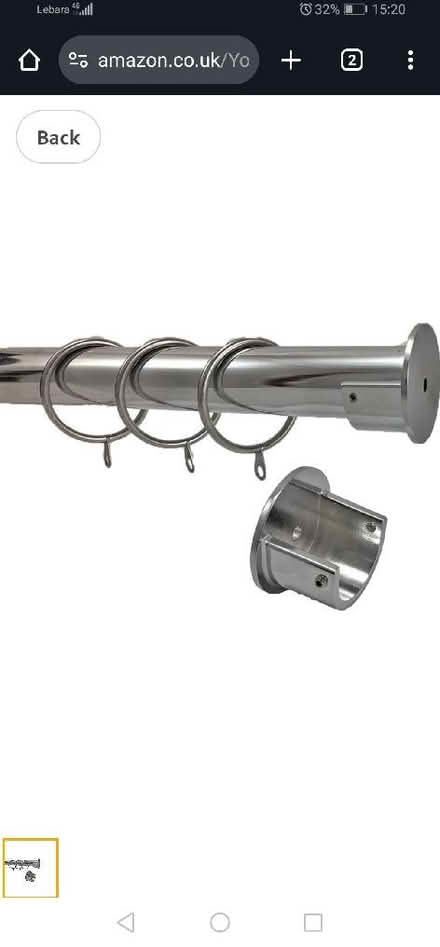 Photo of Curtain rod or curtain string (The Nurserylands TW12) #2