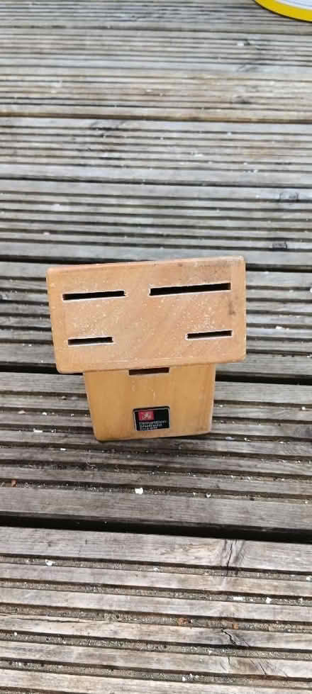 Photo of free Solid wood knife block (Rakegate Estate WV10) #2