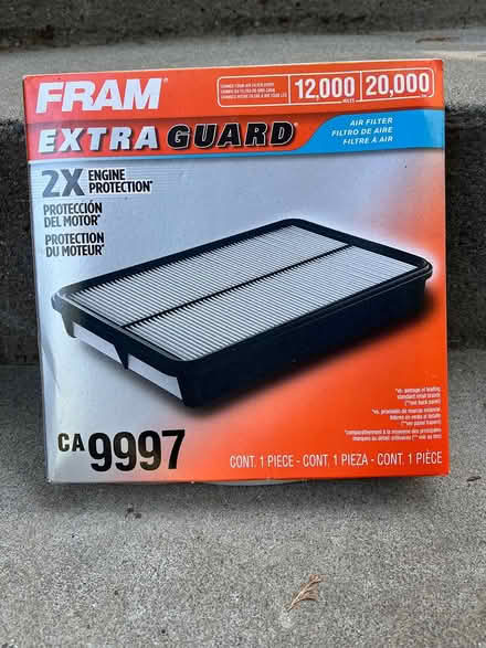 Photo of free New Fram Subaru Engine Air Filter (Fairfax) #1