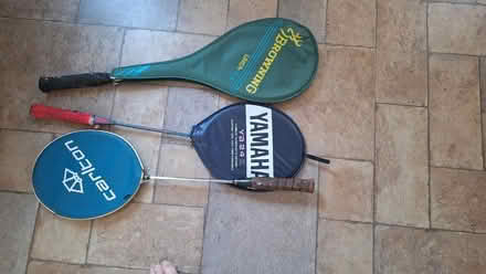 Photo of free 2 badminton and 1 squash racquet (Penrith CA11) #1