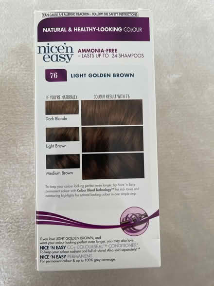 Photo of free Clairol temp hair colour lt brown (IG10 high beech) #3