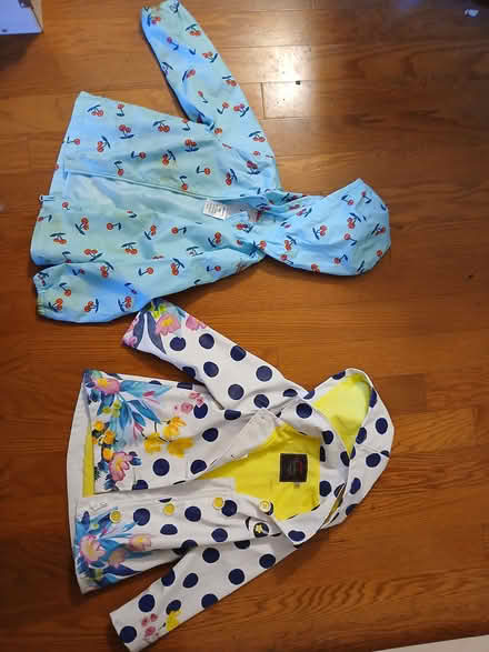 Photo of free Two raincoats, 4-year-old size (Mountain View near downtown) #1