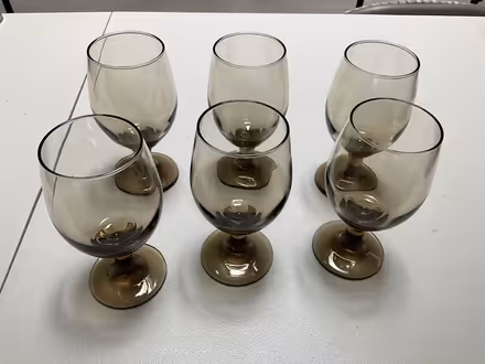 Photo of free 6 Ombre Wine Glasses (North Springfield) #1