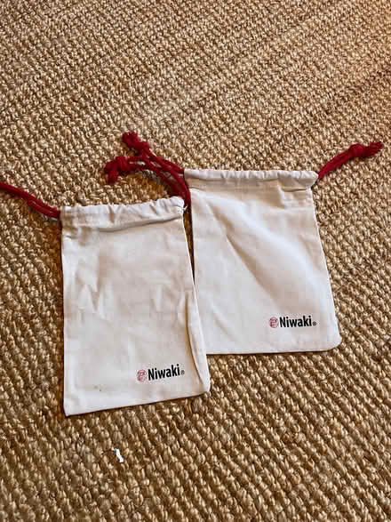 Photo of free 2x small cotton bags (West Bridgford NG2) #1