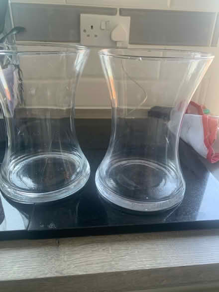 Photo of free 2 glass vases (Steventon) #1