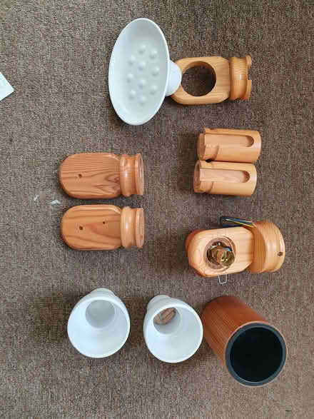 Photo of free Pine bathroom bits (Denton M34) #1