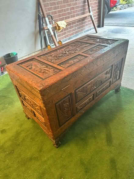 Photo of free Large Wooden Box (Duffield DE56) #3