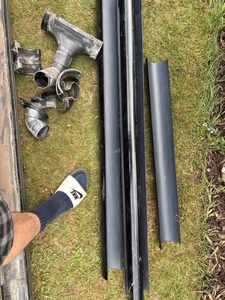 Photo of free Black plastic guttering (Abingdon) #3