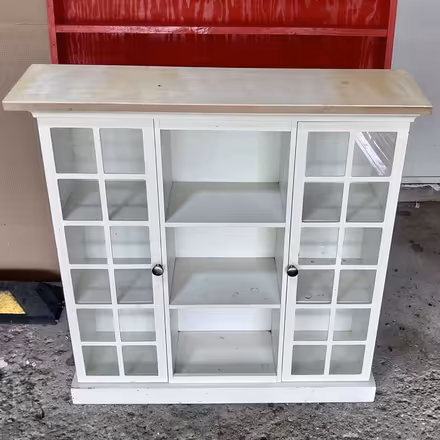 Photo of free Narrow Glass Hutch Cabinet (Near Mooseheart 60510) #2
