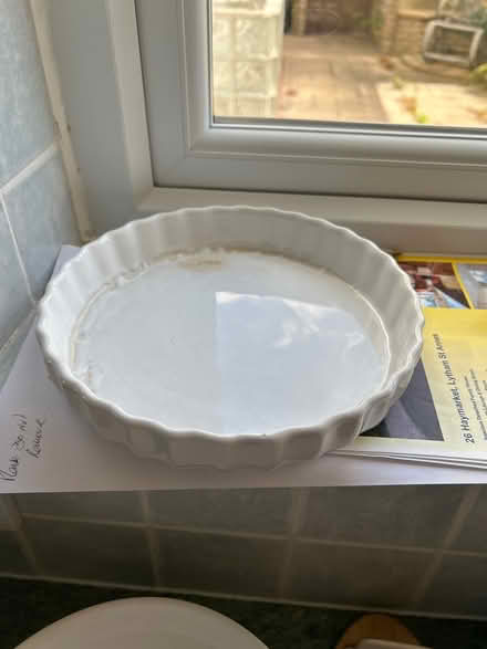 Photo of free White Flan Dish (St Anne’s FY8) #1