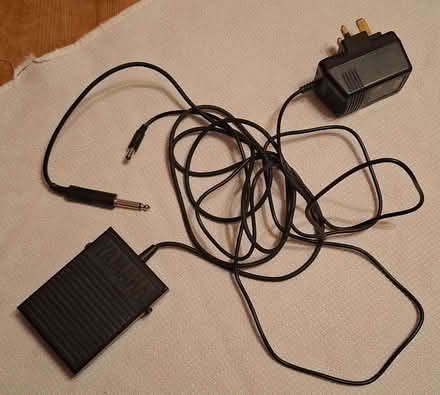 Photo of free Power cable & Foot Pedal for Yamaha Keyboard (Harrogate HG1) #1