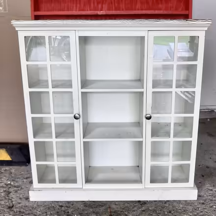 Photo of free Narrow Glass Hutch Cabinet (Near Mooseheart 60510) #1