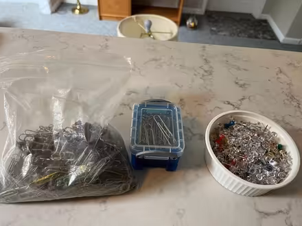 Photo of free Paper clips and tacks (Melrose MA) #1