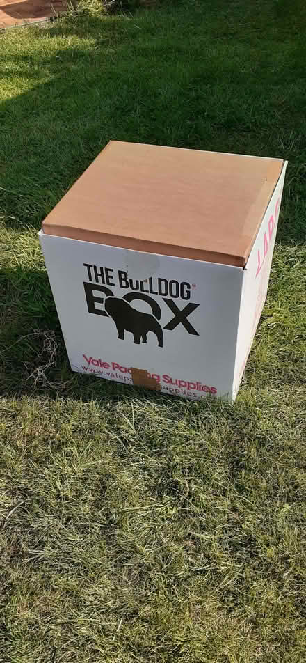 Photo of free 2 Large strong cardboard boxes (Lordship Estate SG6) #1