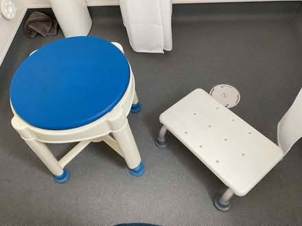Photo of free 2 shower/bathroom stools (Penrith CA11) #1