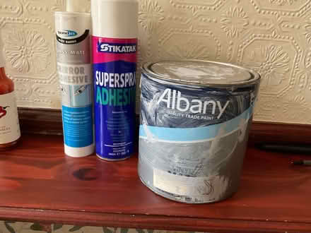 Photo of free Paint, mirror adhesive and carpet adhesive (West Hill TN34) #1