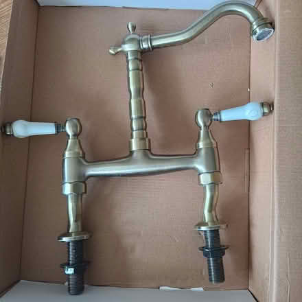 Photo of free Brass kitchen tap (Haldens AL7) #1