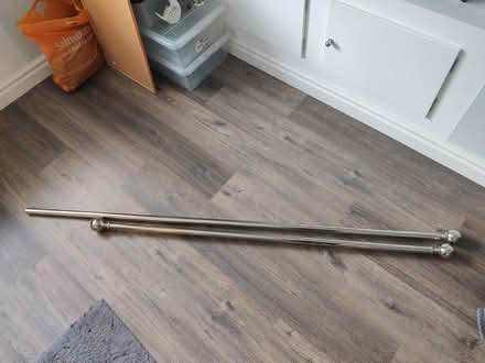 Photo of free 2 extendible curtain rails (B13 Billesley) #1