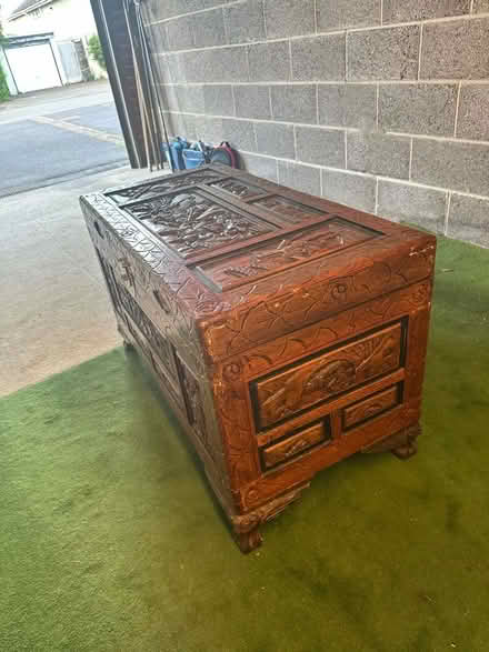 Photo of free Large Wooden Box (Duffield DE56) #2