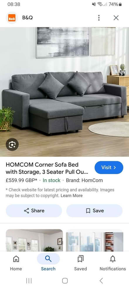 Photo of free Corner Sofa bed with Storage (Shinfield RG2) #2