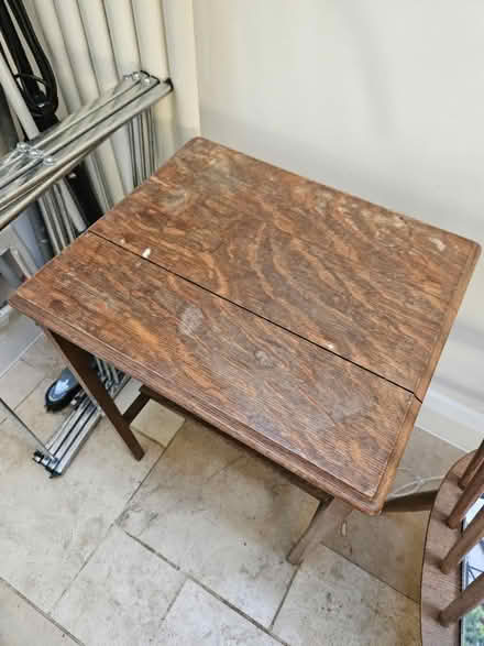 Photo of free Wooden side table (Camberwell) #3