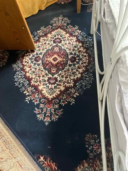 Photo of free Blue Rug and white desk (Se6 2ha) #3