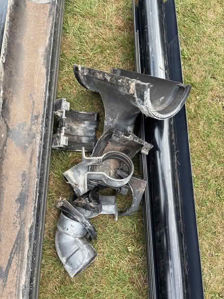 Photo of free Black plastic guttering (Abingdon) #2